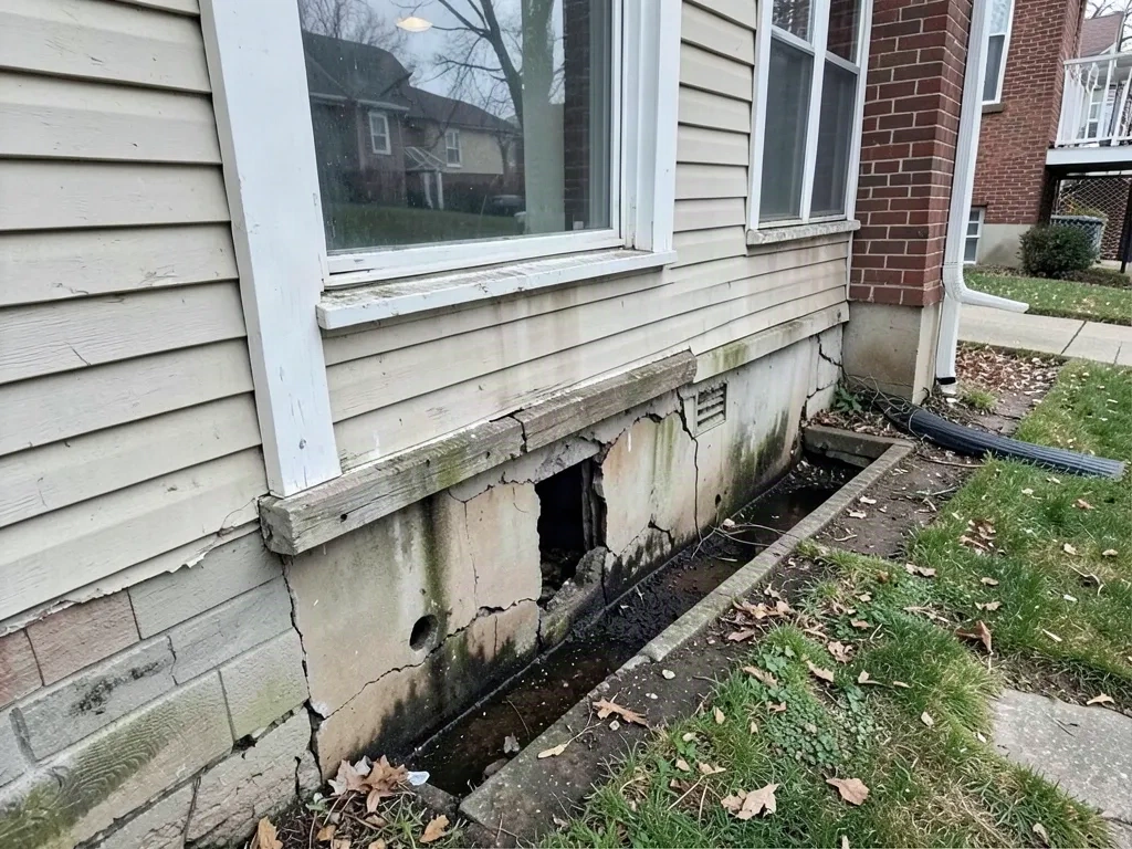Before — Window Well Replacement & Repair in Toronto