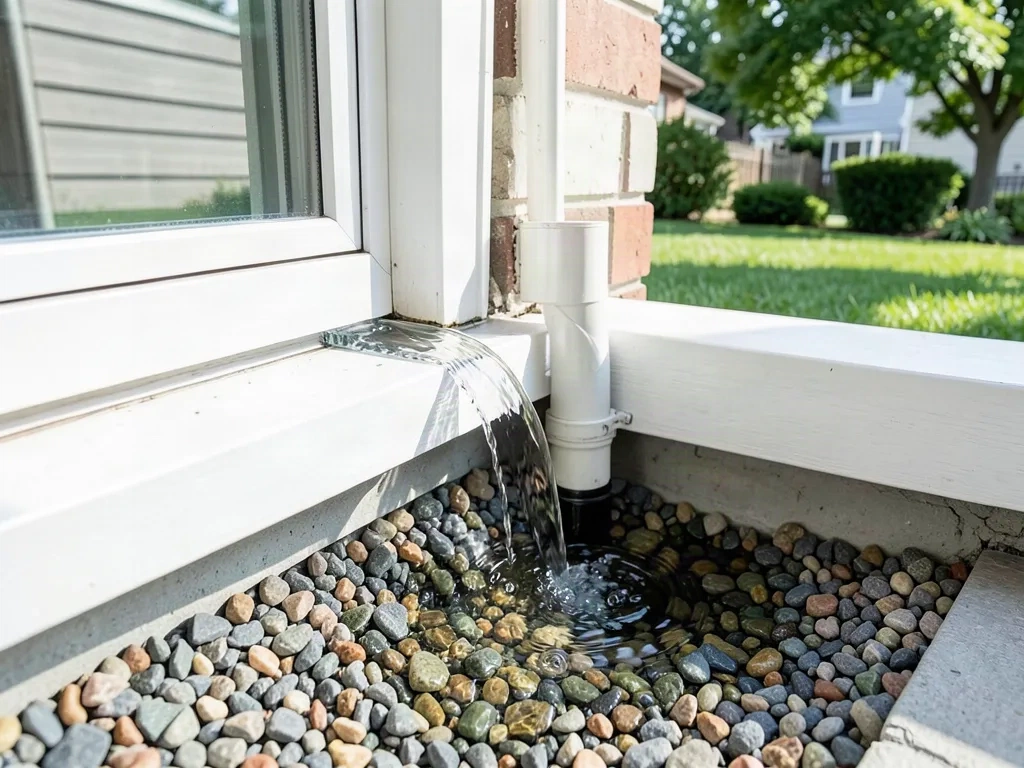 Window Well Sump Pump Setup