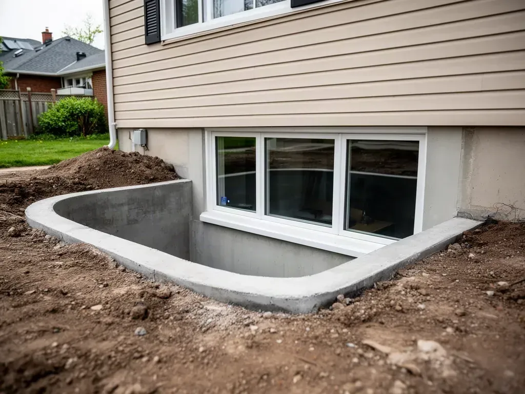Window Well Installation in Vaughan — Egress Window Pros Toronto
